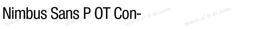Nimbus Sans P OT Con字体转换 Nimbus Sans P OT Con字体转换